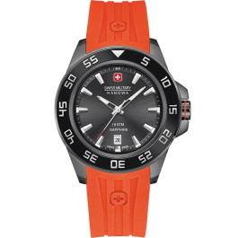 Correa de reloj Swiss Military Hanowa 06-4221.30.007 Caucho Naranja