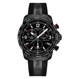 Correa de reloj Certina C603018862 Caucho Negro 21mm