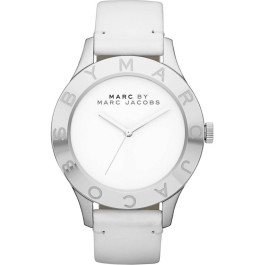 Correa de reloj Marc by Marc Jacobs MBM1200 Cuero Blanco 18mm