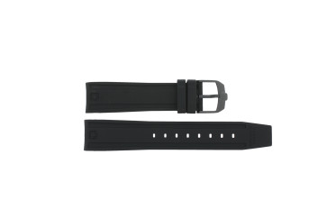 Horlogeband Swiss Military Hanowa 06-4226.30.003-SM34223AEU Rubber Zwart 22mm