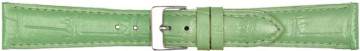 Correa de reloj Poletto 454.08.12 Cuero Verde claro 12mm