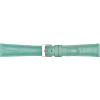 Correa de reloj Poletto 454.10.12 Cuero Verde claro 12mm