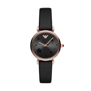 Correa de reloj Armani AR11225 Cuero Negro 14mm