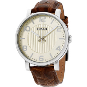 Correa de reloj Fossil BQ2249 Cuero Marrón 20mm