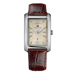 Tommy Hilfiger correa de reloj  TH-162-1-14-148 / TH679301363 Cuero Marrón 22mm + costura marrón