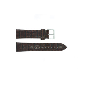 Correa de reloj Tommy Hilfiger TH679300847 / TH-18-1-20-0634 Piel de cocodrilo Marrón 22mm