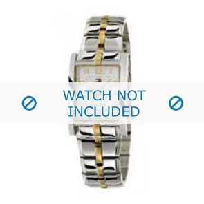 Tommy Hilfiger correa de reloj TH-38-3-14-0690 - TH679000644 / 1780709 Metal Bicolor 16mm