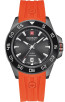 Correa de reloj Swiss Military Hanowa 06-4221.30.007 Caucho Naranja