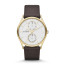 Correa de reloj Skagen SKW6066 Cuero Marrón 22mm