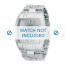 Diesel correa de reloj DZ1177 Metal Plateado 18mm